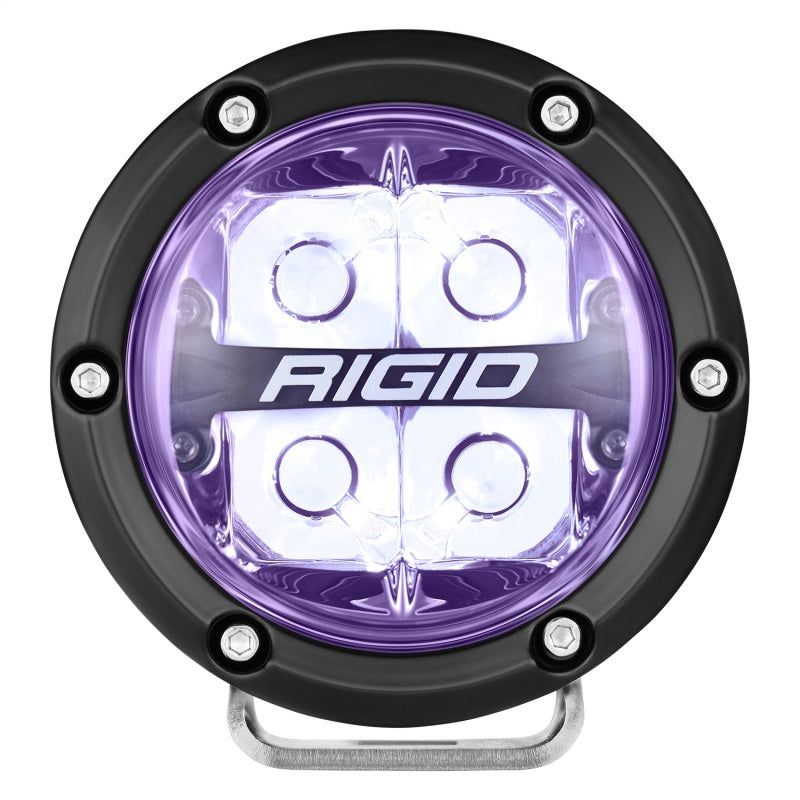 Rigid Industries 360-Series 4in LED Off-Road Spot Beam - RGBW