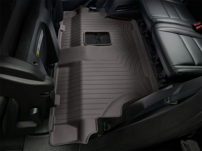 WeatherTech 25-26 Cadillac Escalade/Escalade V 2nd Row Bench Rear FloorLiner HP - Cocoa Secondary image