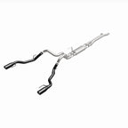 MagnaFlow SYS Cat-Back 2017 Ford F-150 Raptor 3.5L Dual Black Coated 3in Tips exhaust system for performance upgrades