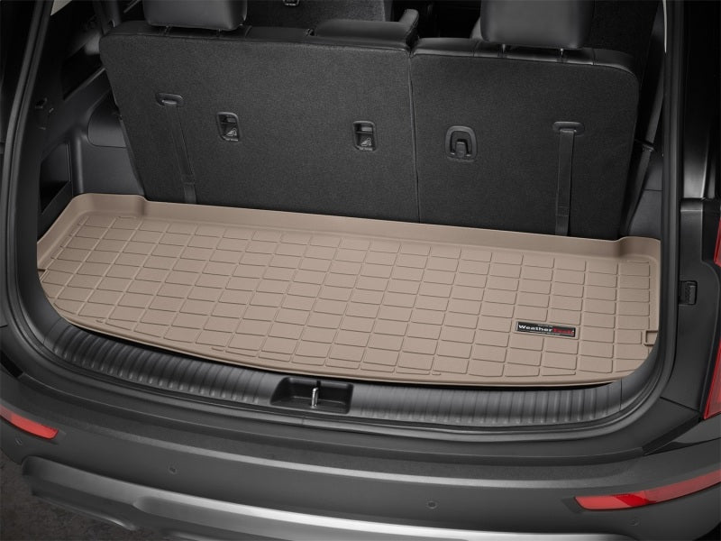 WeatherTech 2020+ Kia Telluride Cargo Liners - Tan Secondary image