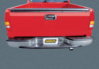 Gibson 05-09 Toyota 4Runner Sport 4.7L 2.5in Cat-Back Single Exhaust - Aluminized on red truck rear view