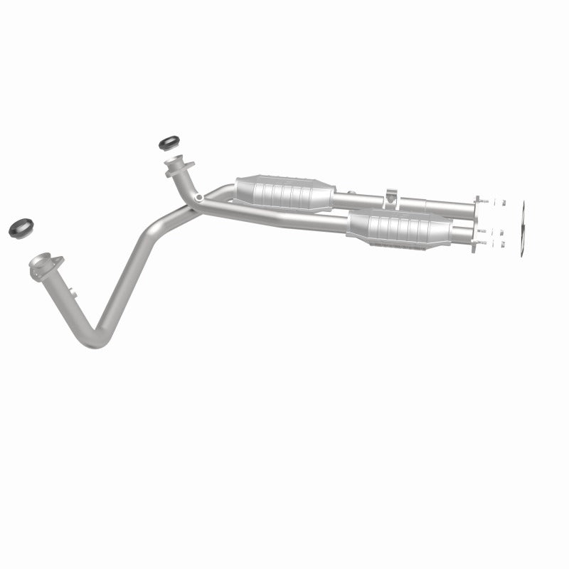 MagnaFlow Conv DF GM Truck/Suv Dual Outlet 96 exhaust system for off road parts