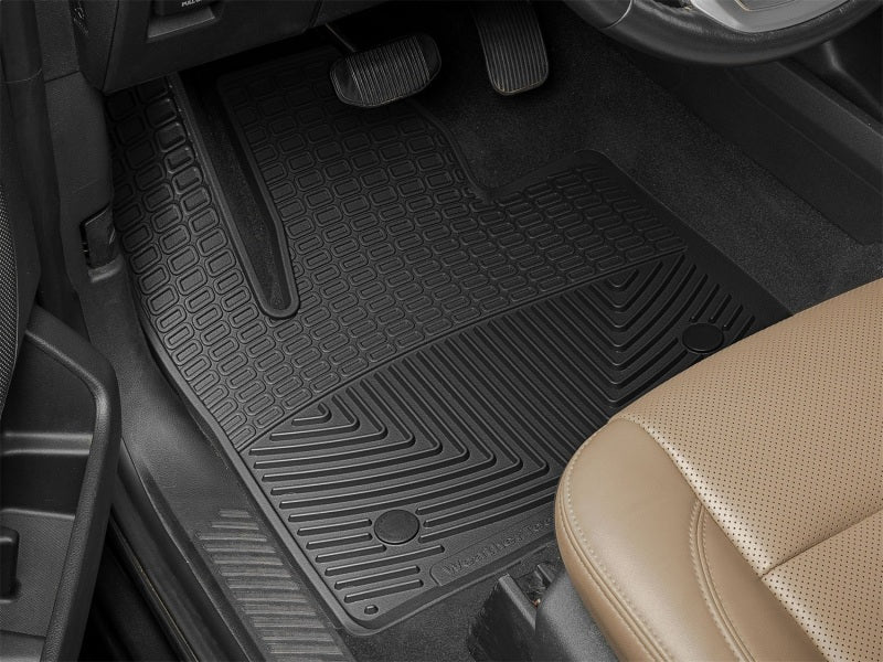 WeatherTech 2018+ Lincoln Navigator / Navigator L Front Rubber Mats - Black Secondary image