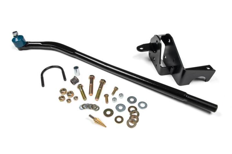 JKS Manufacturing Jeep Wrangler JK Drag Link Flip Kit - LHD components, part of offroad performance upgrades.