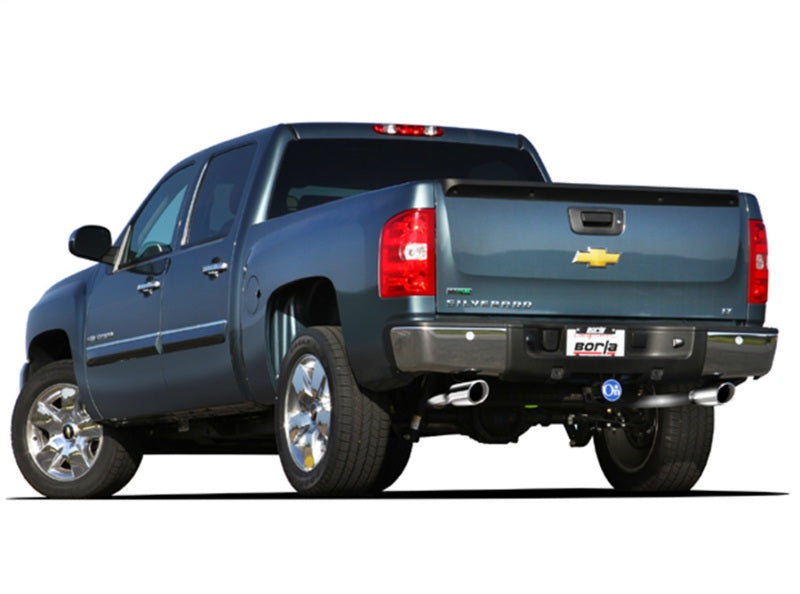 Borla 09-11 Chevrolet Silverado / 09-11 GMC Sierra S-Type SS Catback Exhaust on truck rear view