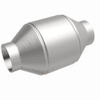 MagnaFlow Conv Univ 2.5in Inlet/Outlet Center/Center Round 3in Body L x 5in W x 8.75in Overall L, universal catalytic converter