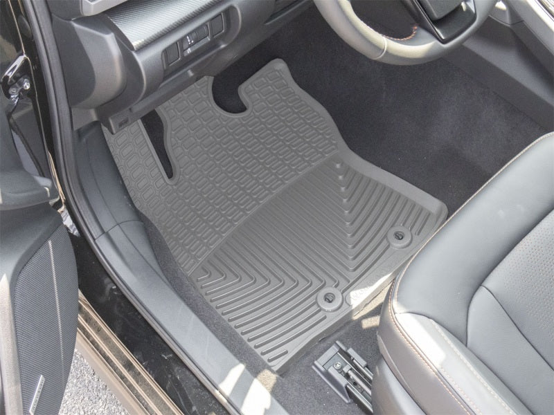 WeatherTech 24-26 Subaru Crosstrek 1st Row Front All-Weather Floor Mats 2pc - Black Secondary image
