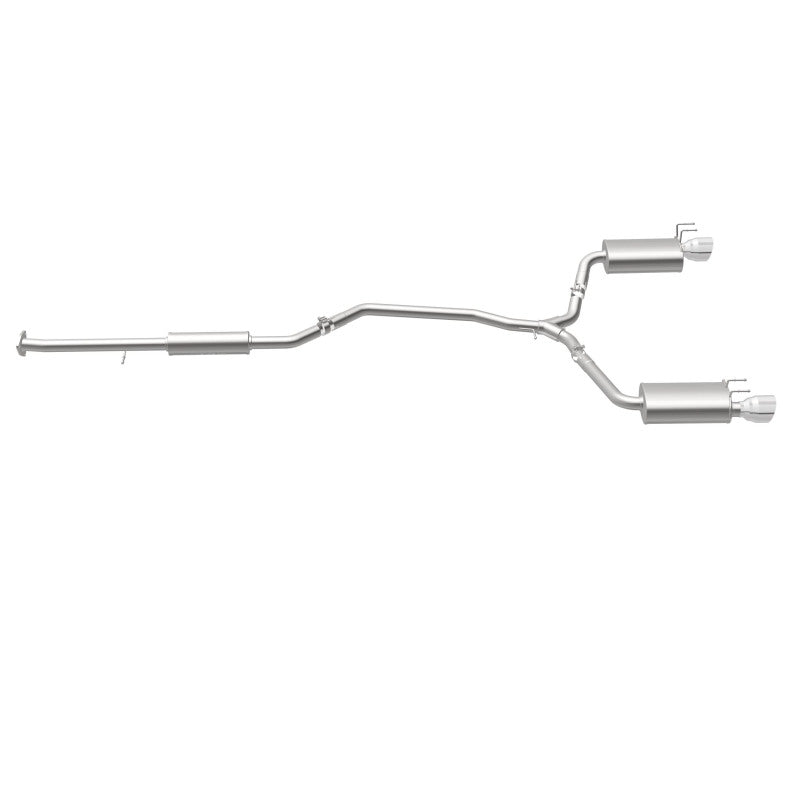 MagnaFlow Sys C/B 2015 Honda Accord 3.5L V6 2.5in SS Dual Split Rear Polished 4.5 Tip performance exhaust system