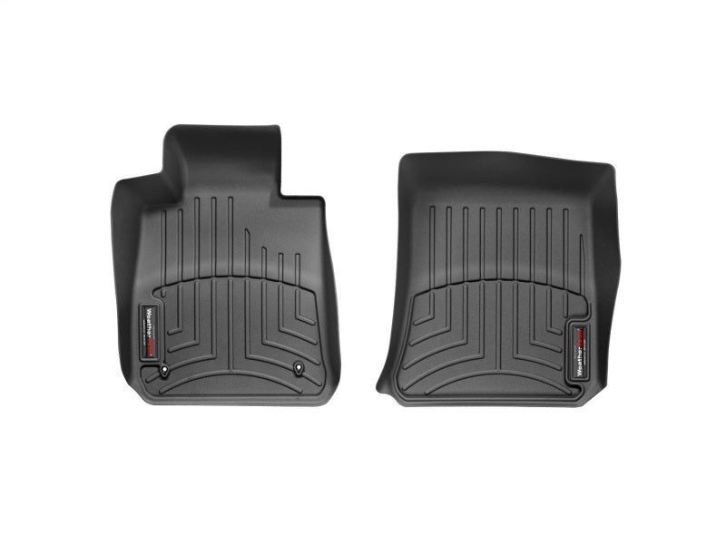 WeatherTech 08+ BMW 1-Series (E82/E88) Front FloorLiner - Black Main image