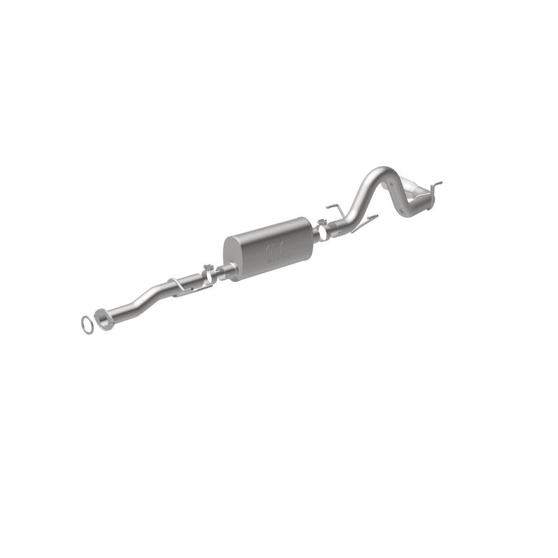 MagnaFlow Cat-Back 2016 Toyota Tacoma 3.5L V6 SS 3in Single Pass Side Exit Rear 4in Tip exhaust system