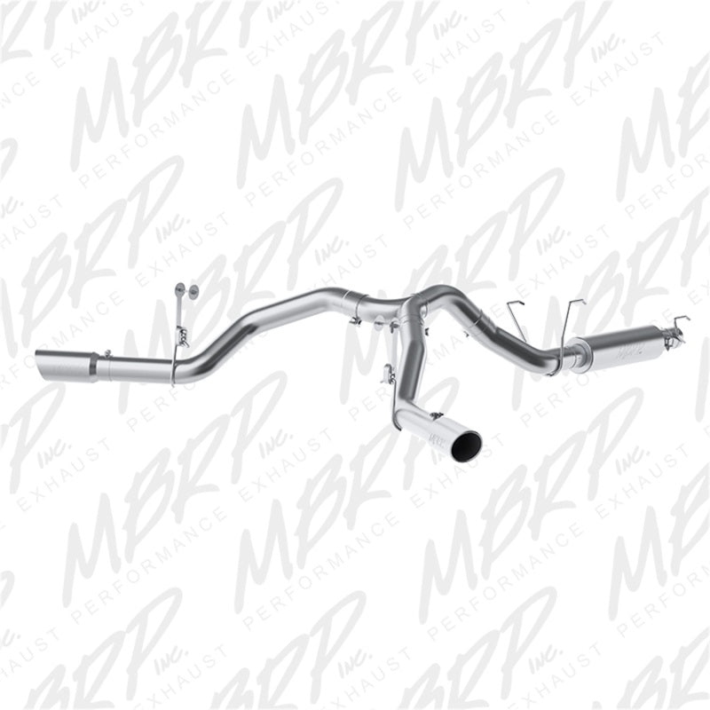 MBRP 14-16 Ram 2500 6.4L 4in AL Dual Side Split Outlet Cat Back Exhaust Secondary image