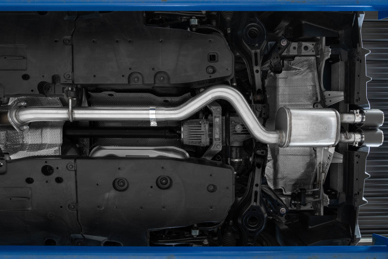 MBRP 2023 Toyota Corolla GR 1.6L T304 SS 3in Cat-Back Dual Center Rear w/ Carbon Fiber Tips Secondary image