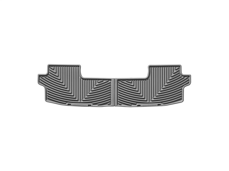 WeatherTech 08-13 Toyota Highlander Rear Rubber Mats - Grey Secondary image