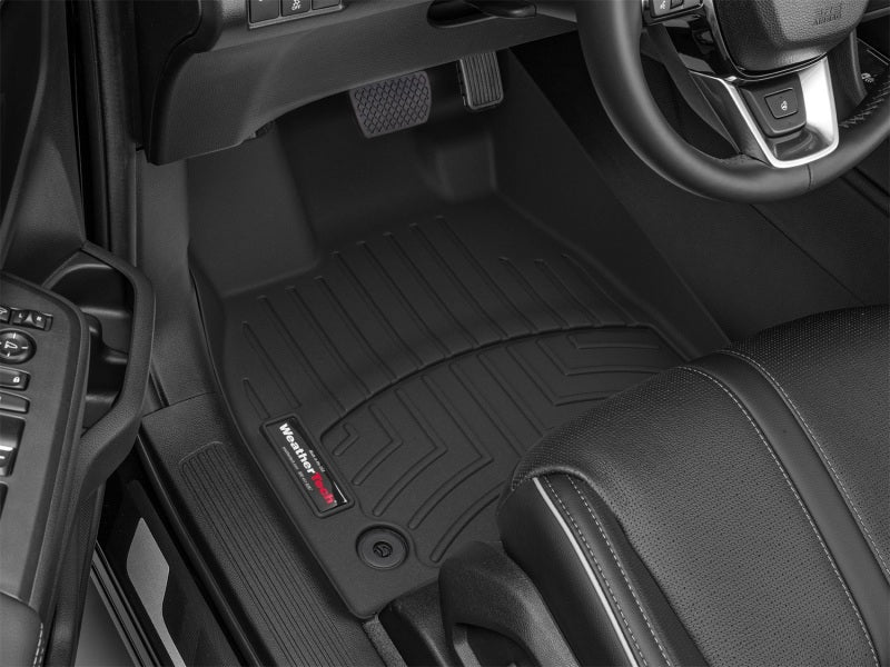 WeatherTech 2023 Honda pilot Front FloorLiner - Black in vehicle interior