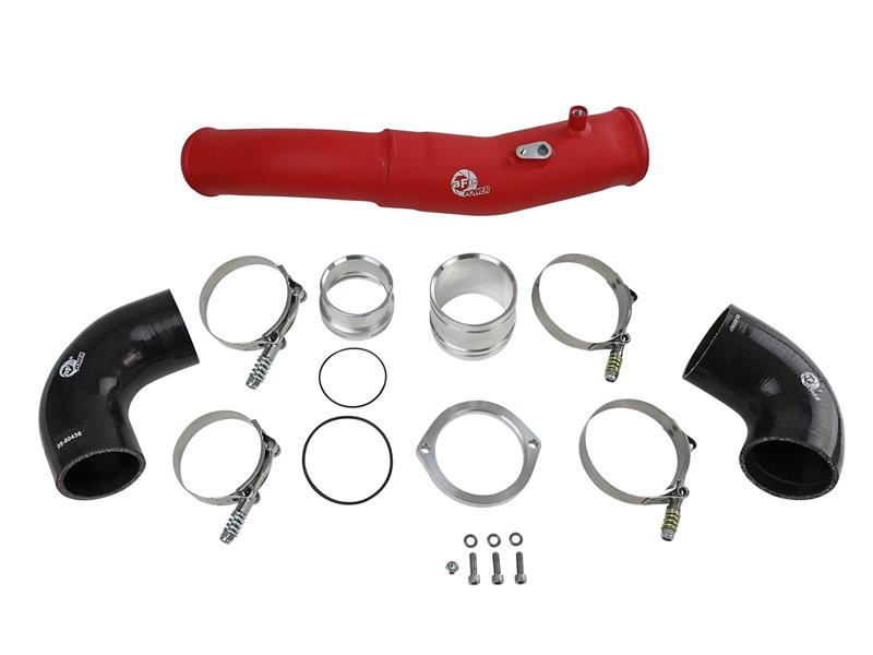 aFe 2020 Toyota Supra 3.0L 3in Red Intercooler Tube - Hot Secondary image