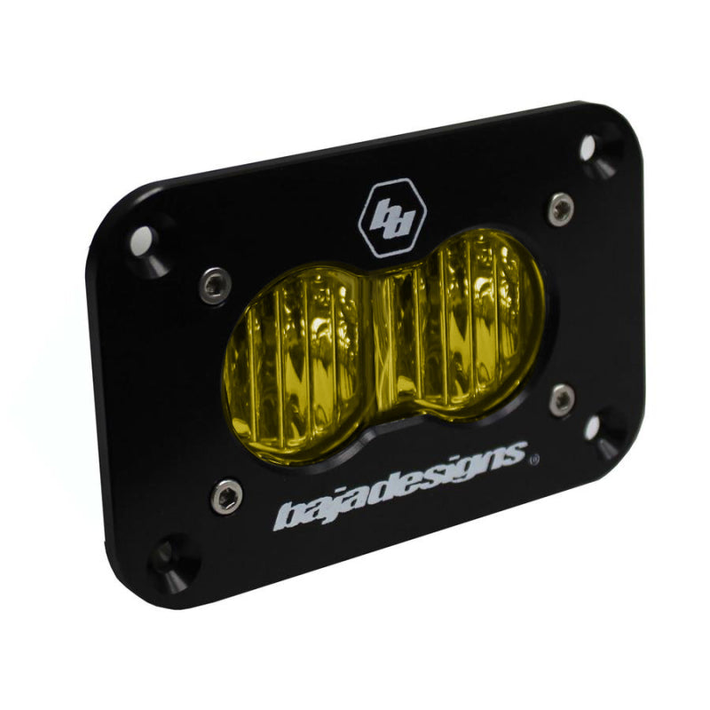 Baja Designs S2 Wide Cornering Sport Flush Mount LED - Amber for offroad lighting and electrical