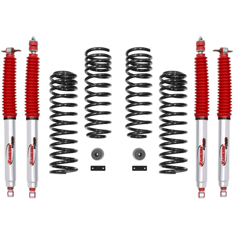 Rancho 07-17 Jeep Wrangler Front and Rear Suspension System - Master Part Number / One Box, off road parts Main image