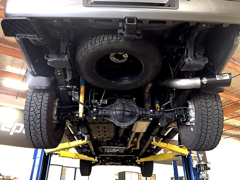 aFe MACHForce XP Exhausts Cat-Back SS-409 Nissan Titan XD 16-19 V8-5.6L - Black Secondary image