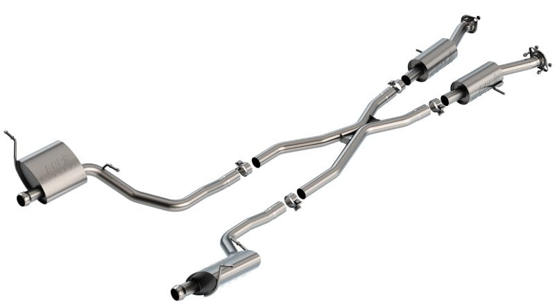Borla 14-20 Jeep Grand Cherokee High Altitude/Summit 3.6L V6 2/4WD 2.25in S-Type Cat-back exhaust system.