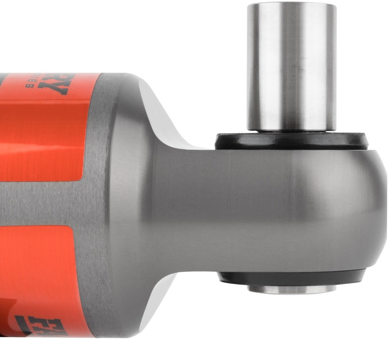 Fox 18-Up Jeep JL 2.5 Performance Series 10.2in. Smooth Body Piggyback DSC Rear Shock 0-1.5in. Lift close-up view.