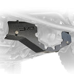 DV8 Offroad 2018+ Jeep Wrangler JL Front Diff Skid Plate for Dana 44, durable protection for offroad adventures.