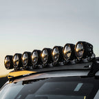 Rigid Industries 2021+ Ford Roof Pod Mount - fits 8 RIGID 4in 360-Series lights on vehicle roof.