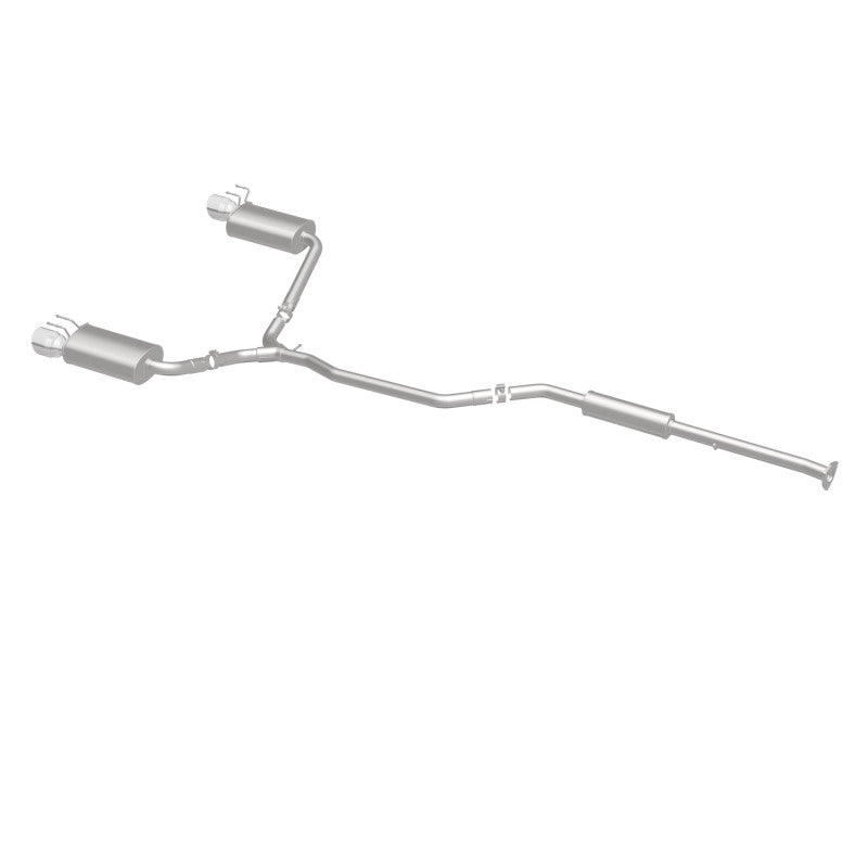 MagnaFlow Sys C/B 2015 Honda Accord 3.5L V6 2.5in SS Dual Split Rear Polished 4.5 Tip exhaust system image
