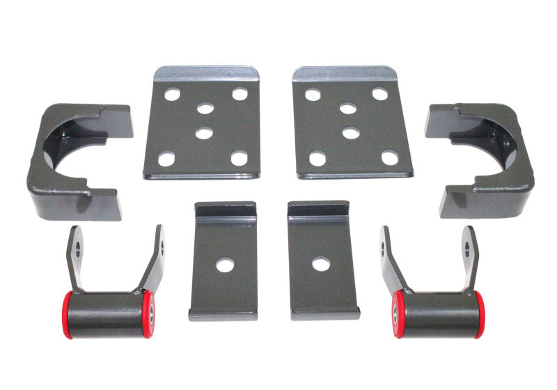 MaxTrac 88-98 GM C1500/2500 2WD 5/6 Lug (Non 454 SS) 5in Rear Lowering Flip Kit components, offroad parts accessories