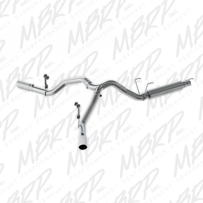 MBRP 14-16 Ram 2500/3500 6.4L 4in AL Single Side Dual Outlet Cat Back Exhaust Secondary image