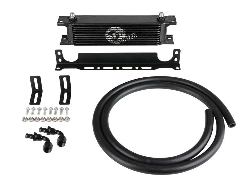 aFe Bladerunner Oil Cooler Universal 10in L x 2in W x 3.5in H Secondary image