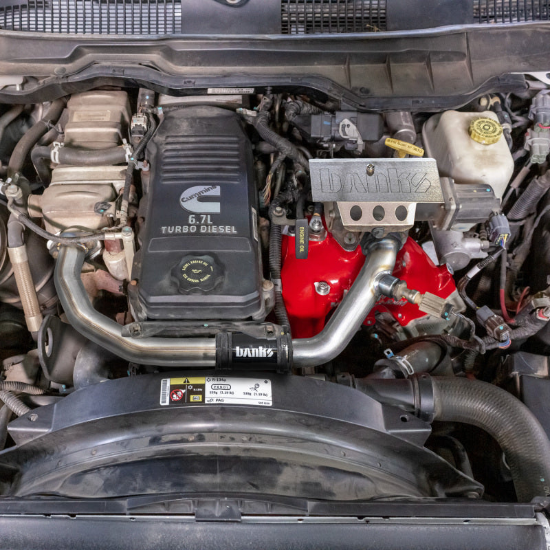 Banks Power 07.5-12 Ram Cab Chassis 6.7L Diesel Monster-Ram Intake System w/Fuel Line - Natural Secondary image