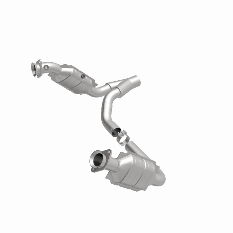 MagnaFlow Conv DF 09-10 Dodge Ram 1500 Pickup Truck 5.7L catalytic converter for offroad performance upgrades.
