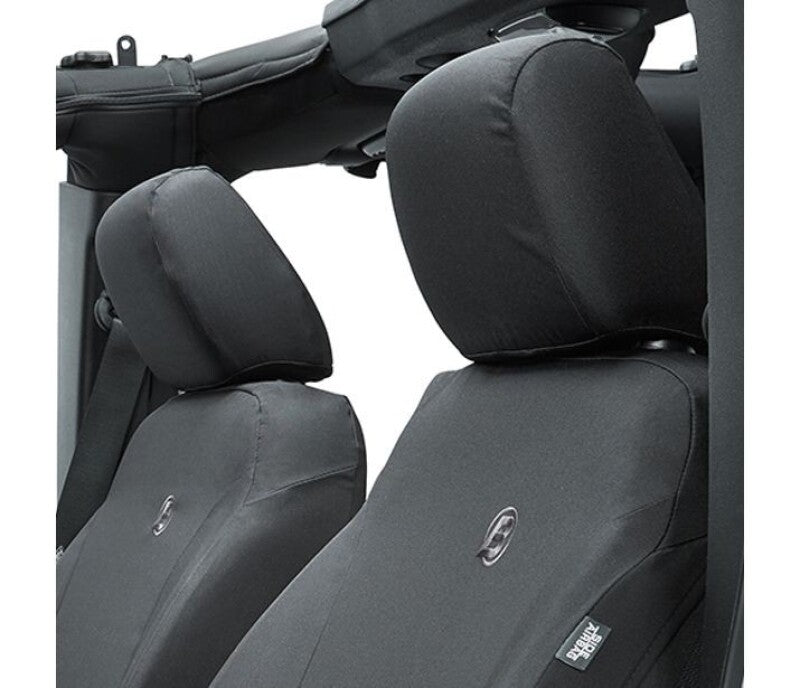 Bestop 13-18 Jeep Wrangler JK Front Seat Covers (Black Diamond) Secondary image