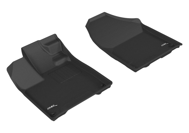 3D MAXpider 2017-2020 Honda Ridgeline Kagu 1st Row Floormat - Black Main image