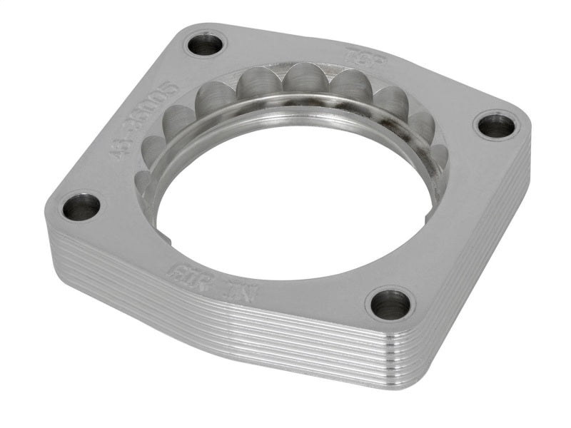 aFe Silver Bullet Throttle Body Spacers TBS 01-16 Nissan Patrol (Y61) I6-4.8L w/ Automatic Trans Secondary image