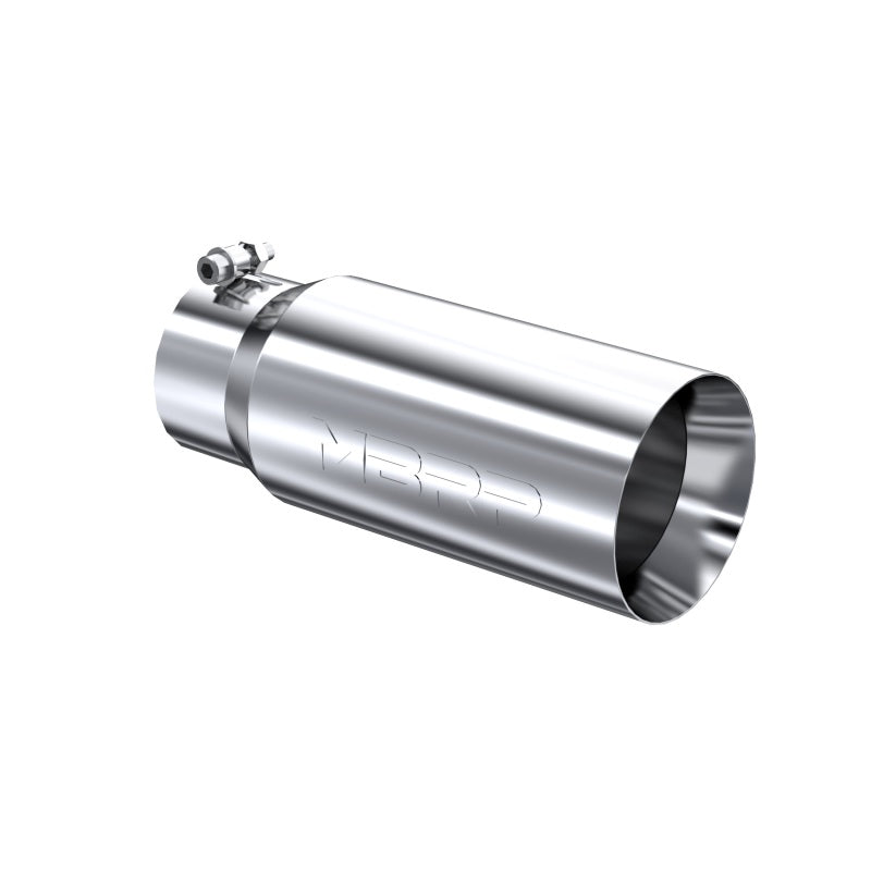 MBRP Universal Tip 5 O.D. Dual Wall Straight 4 inlet 12 length Secondary image