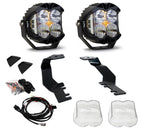 Baja Designs 2022 Toyota Tundra LP4 A-Pillar Light Mount Kit components