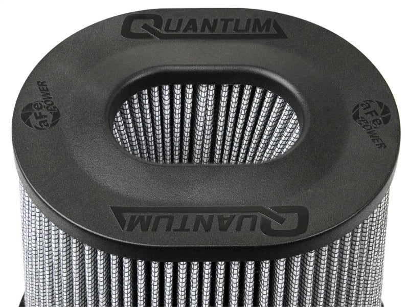 aFe Quantum Pro DRY S Air Filter Inverted Top - 5in Flange x 8in Height - Dry PDS Secondary image