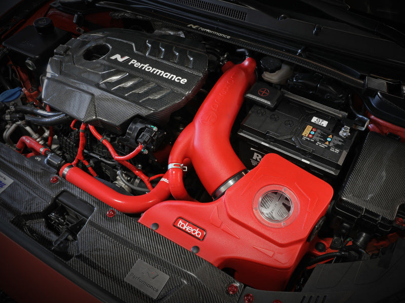 AFE Takeda 19-20 Hyundai Veloster N 2.0L (t) Momentum Cold Air Intake System w/Pro DRY S Filter Secondary image