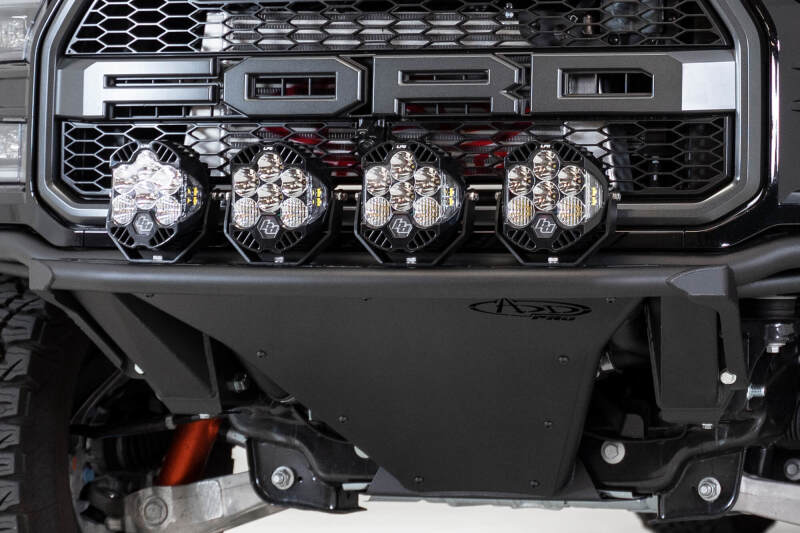 Addictive Desert Designs 17-20 Ford Raptor Pro Add-On Light Hoop - Hammer Black Secondary image