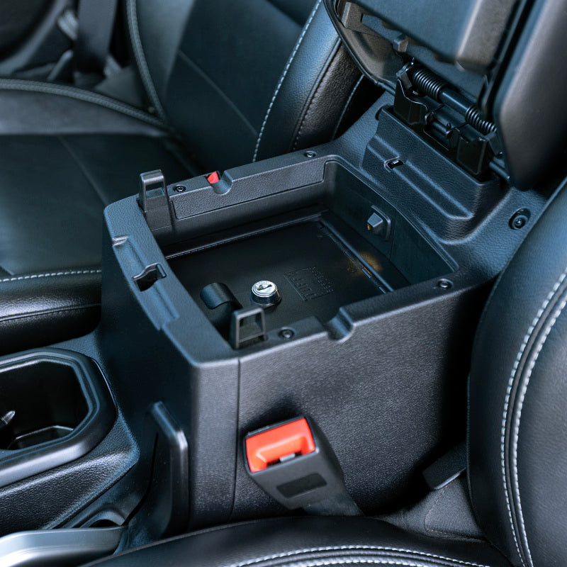 Tuffy Console Safe W/ Keyed Lock For Jeep Wrangler & Gladiator Secondary image