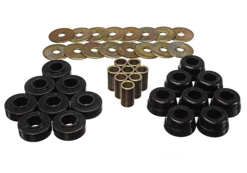 Energy Suspension GM Body Mount Set W/Hardware - Black for offroad performance upgrades Main image