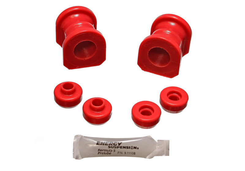 Energy Suspension 89-94 Nissan 240SX (S13) Red 25mm Front Sway Bar Bushing Set for offroad performance upgrades
