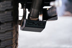 DV8 Offroad 2021-2022 Ford Bronco Rear Shock Guard Skid Plates near suspension components
