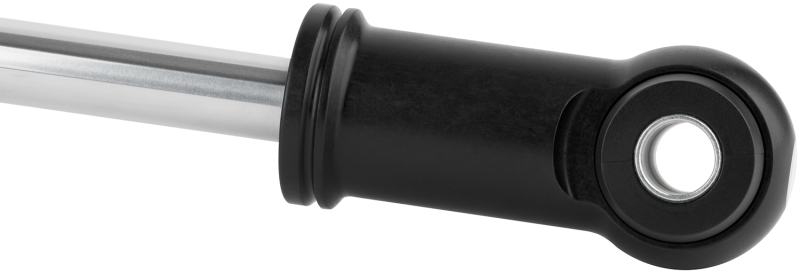 Fox 08-16 Ford Superduty 2.0 Performance Series 8.2in. TS Stabilizer Bottom Axle Mount 1 1/8in Shaft close-up view.