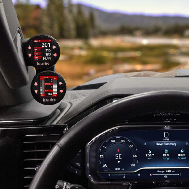 Banks Power 2022+ GM - iDash Stealth Dual Gauge Pod Kit Secondary image