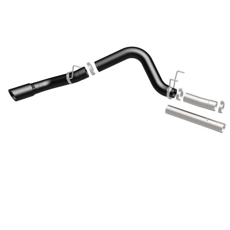 MagnaFlow 07-10 Dodge 2500/3500 409 SS DPF Back 5in Single Exit Exhaust- Black for offroad performance upgrades.