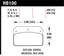 Hawk Wilwood DL/Outlaw/Sierra 12mm HPS 5.0 Street Brake Pads dimensions