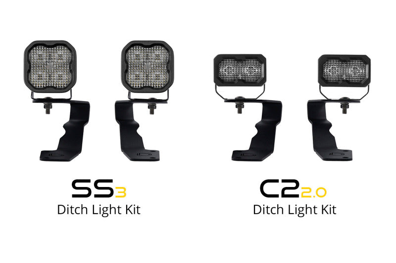 Diode Dynamics 15-21 Subaru WRX/STi Pro SS3 LED Ditch Light Kit - Yellow Combo Secondary image