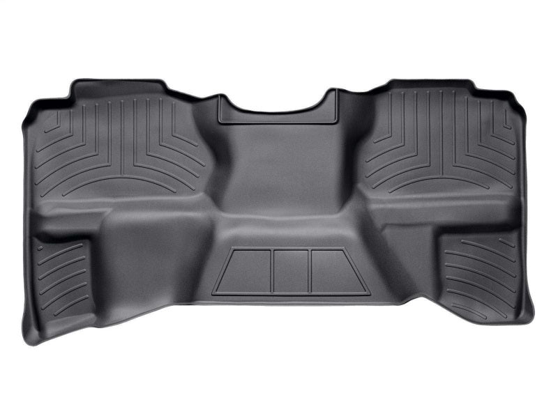 WeatherTech 07-13 Chevrolet Silverado Extended Cab Rear FloorLiner - Black for offroad truck accessories online.